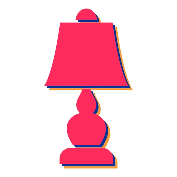 Lampa Ikon Vektor Illustration — Stock vektor