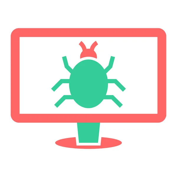 Virus Icon Vector Illustration — Stock Vector