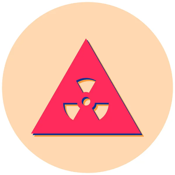 Nuclear Icon Vector Illustration — Image vectorielle
