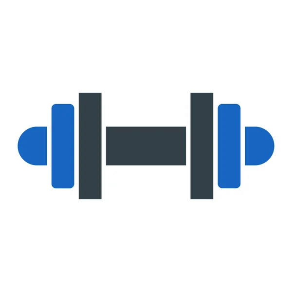 Dumbbell Icon Simple Illustration Fitness Equipment Vector Icons Web — Vector de stock