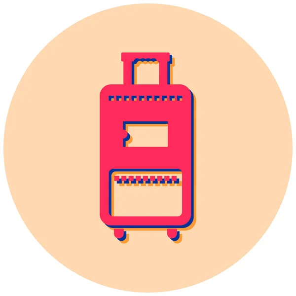 Reisegepäck Einfache Illustration — Stockvektor