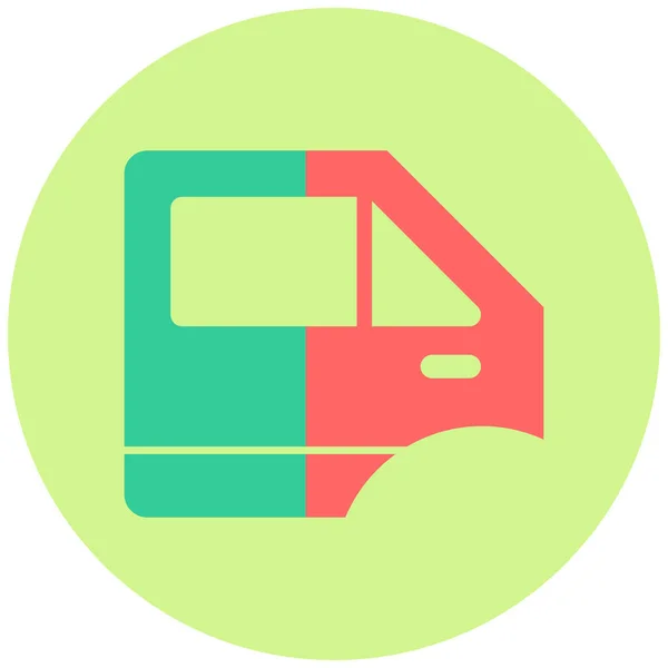 Car Door Web Icon Simple Illustration — стоковый вектор