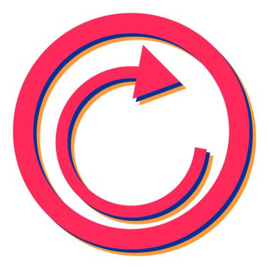 ok simgesi vektör illüstrasyonu