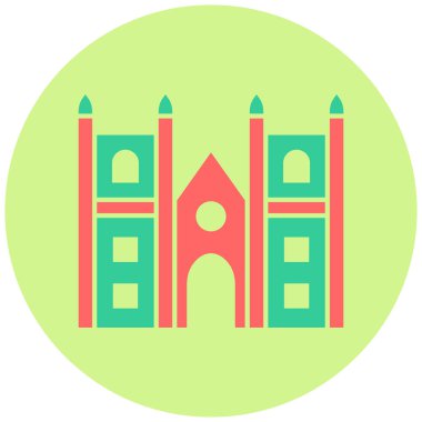 Batı Bakanı. Web simgesi basit illüstrasyon