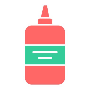 Yapıştırıcı. Web simgesi basit illüstrasyon