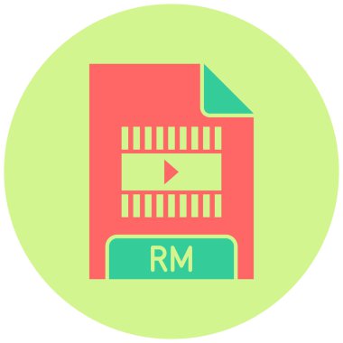 dosya biçimi simgesi, vektör illüstrasyonu 