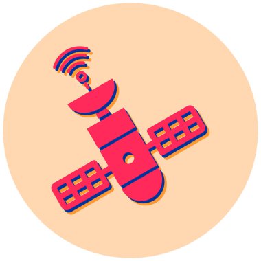 Uydu anteni. Web simgesi