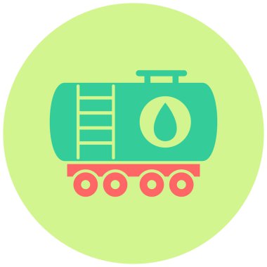 Petrol Tankı ikonu vektör çizimi