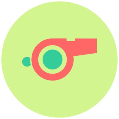 Islık. Web simgesi basit illüstrasyon