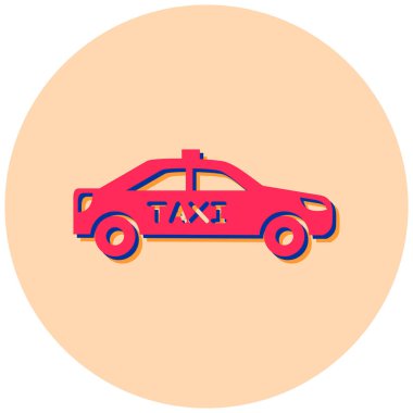 - Araba. Web simgesi basit illüstrasyon