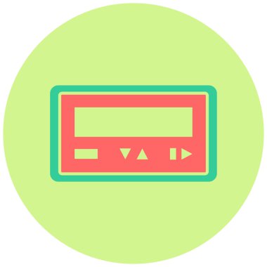 Sayfa simgesi, vektör illüstrasyonu