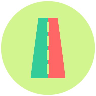 yol vektör simgesi modern basit illüstrasyon