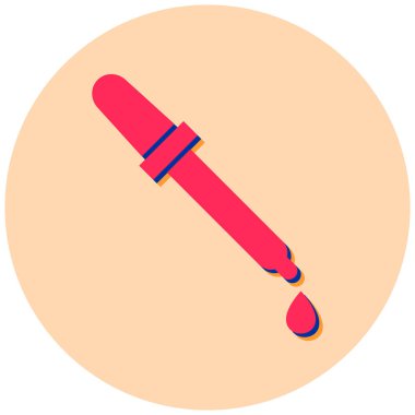 Damlatıcı vektör simgesi modern basit illüstrasyon