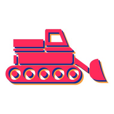 Çizgi film kazıcısının vektör çizimi