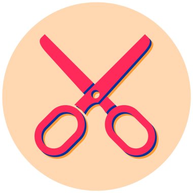 makas simgesi vektör illüstrasyonu