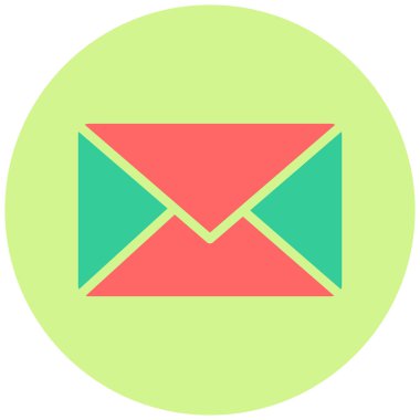 E- posta simgesi vektör illüstrasyonu