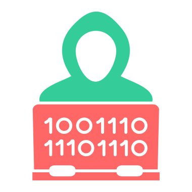 Bir adamın düz tasarımının vektör çizimi