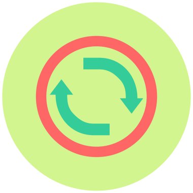 Dolambaçlı simgenin vektör illüstrasyonu