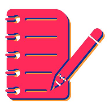 Kontrol listesi simgesi. Basit tasarım