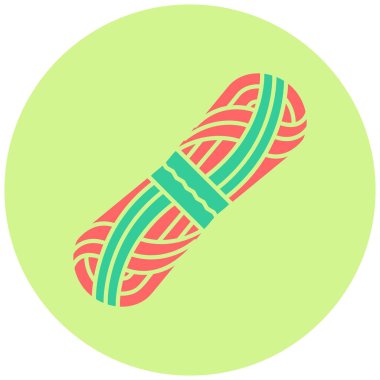 Yün. Web simgesi basit illüstrasyon