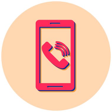 Telefon, akıllı telefon, iletişim. Basit tasarım