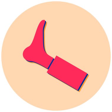 tırnak ikonu vektör illüstrasyonu