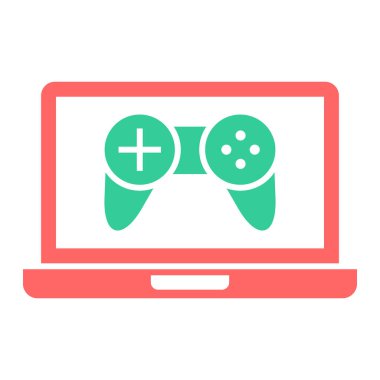 Video oyunu konsolu vektör illüstrasyon tasarımı