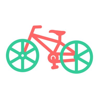 bisiklet ikonu vektör illüstrasyonu