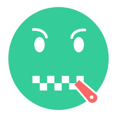  emoji simgesi, vektör illüstrasyonu basit tasarım