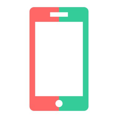 Akıllı telefon. Web simgesi basit tasarım