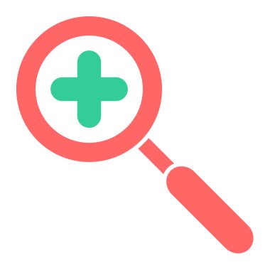 vektör simgesini yakınlaştır. düz tasarım biçimi.