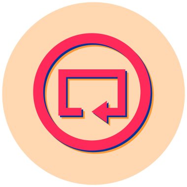 yön ok vektör simgesi