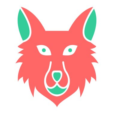 Kurt simgesinin vektör illüstrasyonu