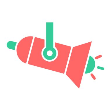 Çizgi film renkli havlunun vektör çizimi