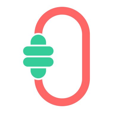 Mıknatıs Web simgesi basit illüstrasyon