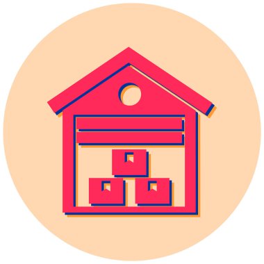 servis vektör simgesi modern basit illüstrasyon