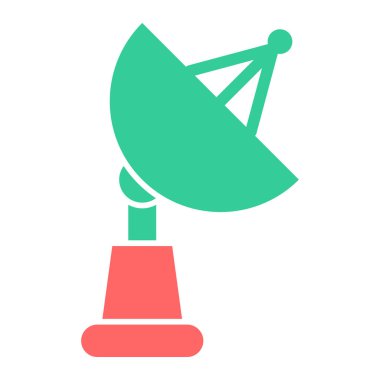 Uydu anteni. Web simgesi