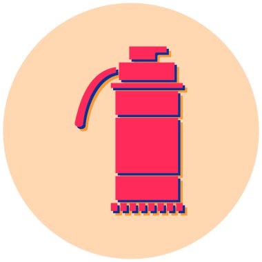 Su tankı. Basit resimleme