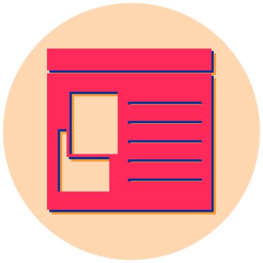 dosya belgesi. Basit resimleme