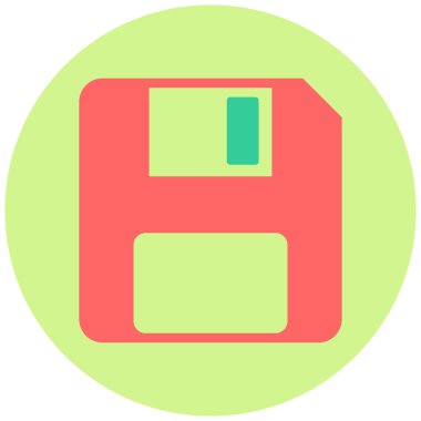 Disket disket. Basit resimleme