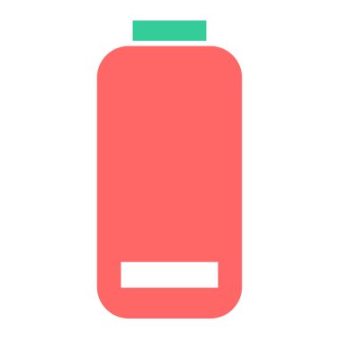 Şişe. Web simgesi basit illüstrasyon