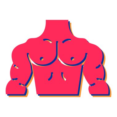 Bir sporcunun vektör illüstrasyonu 