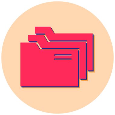 Dosya. Web simgesi basit illüstrasyon