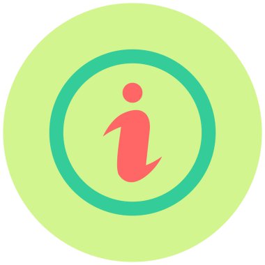 bilgi, web simgesi vektör illüstrasyonu