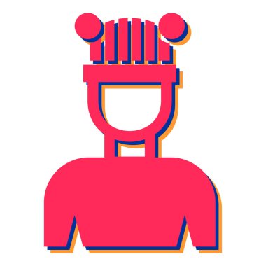 Çizgi film robotunun vektör çizimi