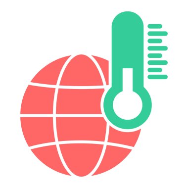 termometre simgesi vektör illüstrasyonu