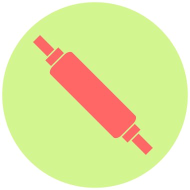 Rolling Pins simgesinin vektör illüstrasyonu
