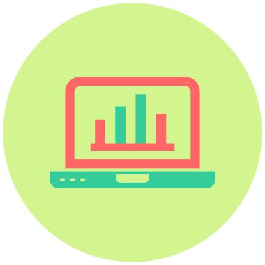 Bilgisayar. Web simgesi basit illüstrasyon