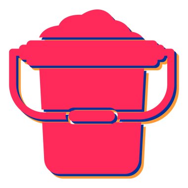 Modern ve kamp ikonunun vektör çizimi. Dağcılık, güvenlik ve seyahat temasına uygun.