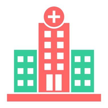 Hastane binası. Basit tasarım